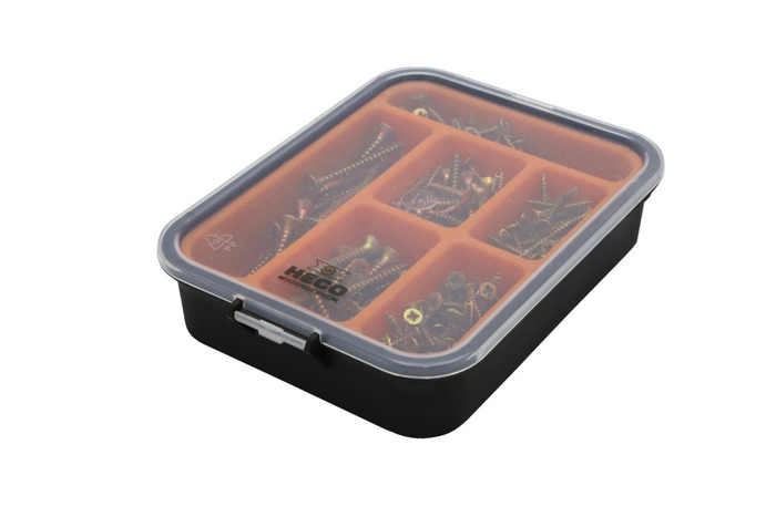 Treskruesett forsinkede 190 stk. Heco